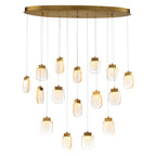 EUROFASE 37194 16-Light 44Iin Integrated Led Multi Drop Chandelier
