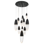 EUROFASE 43859 12-Light 30in Multi Drop Chandelier