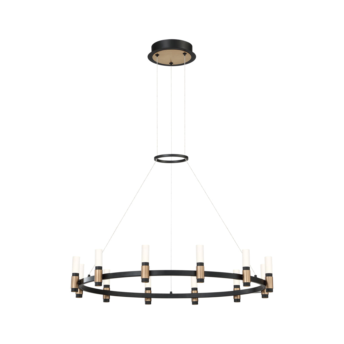 EUROFASE 37043 12-Light 32in Integrated Led Chandelier Main image