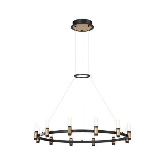 EUROFASE 37043 12-Light 32in Integrated Led Chandelier