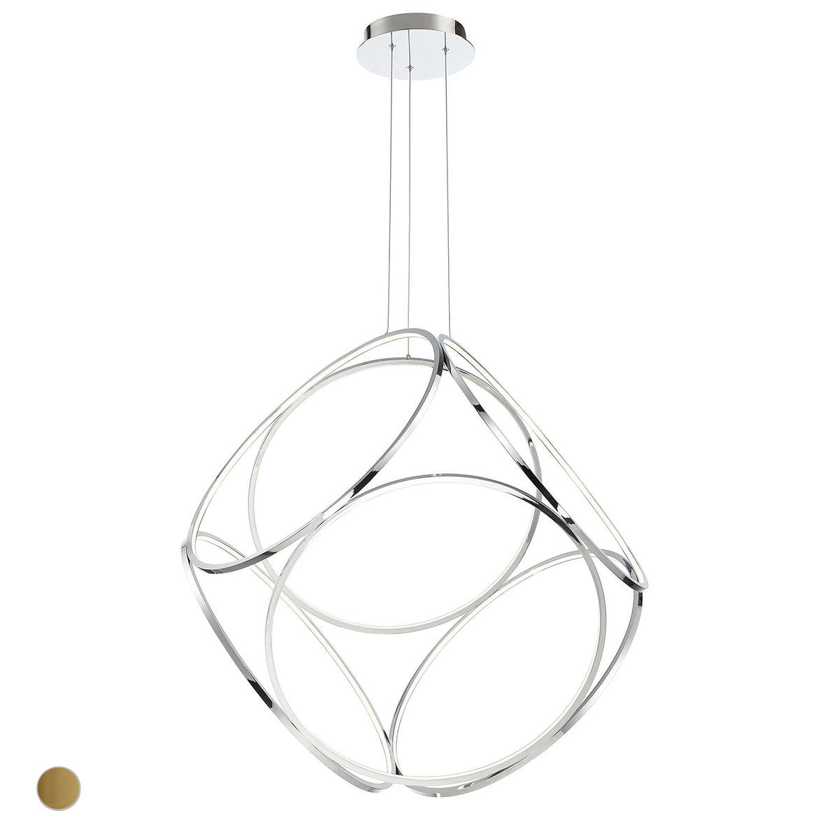 EUROFASE 37104 34in Integrated Led Chandelier Main image