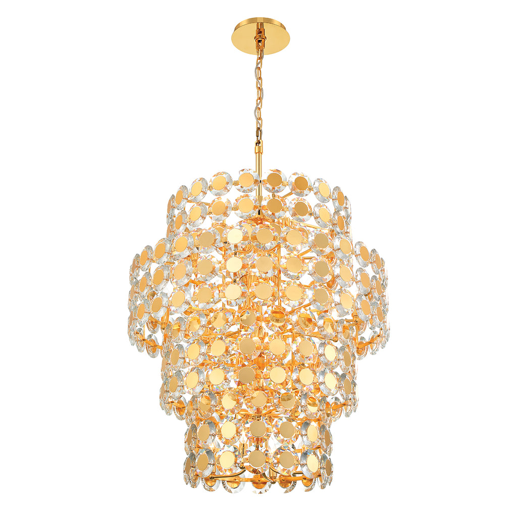EUROFASE 44289 4-Tiers 24-Light 45in Chandelier