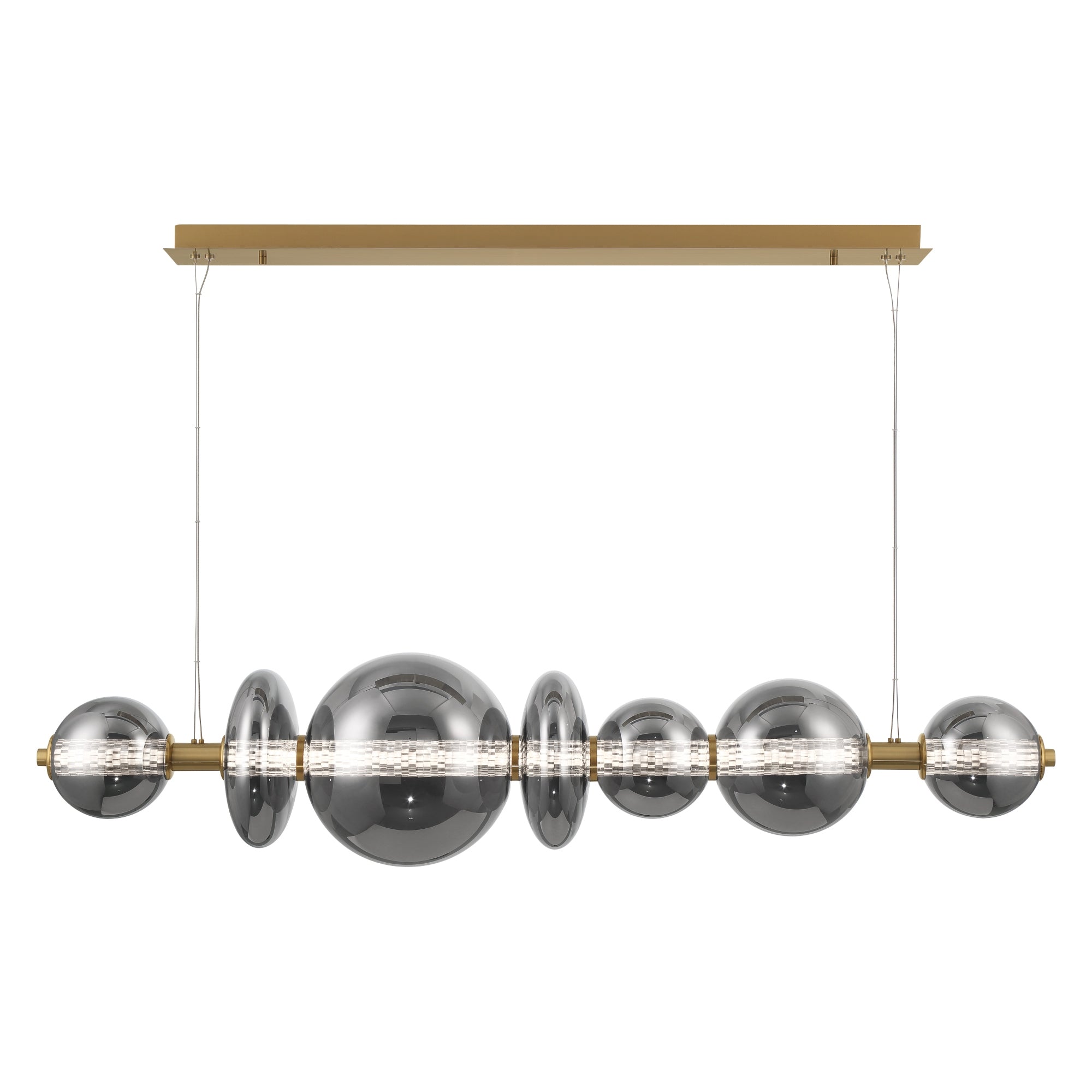 EUROFASE 46772 7-Light 56in Integrated Led Linear Chandelier Secondary image