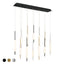 EUROFASE 37236 12-Light 40in Integrated Led Multi Drop Chandelier