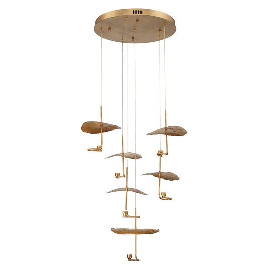 EUROFASE 41908 6-Light 26in Integrated Led Multi Drop Chandelier