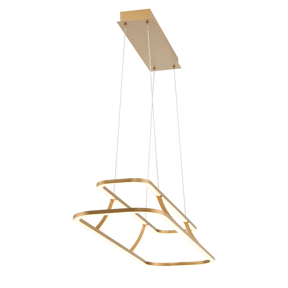 EUROFASE 43877 44in Integrated Led Linear Chandelier Main image