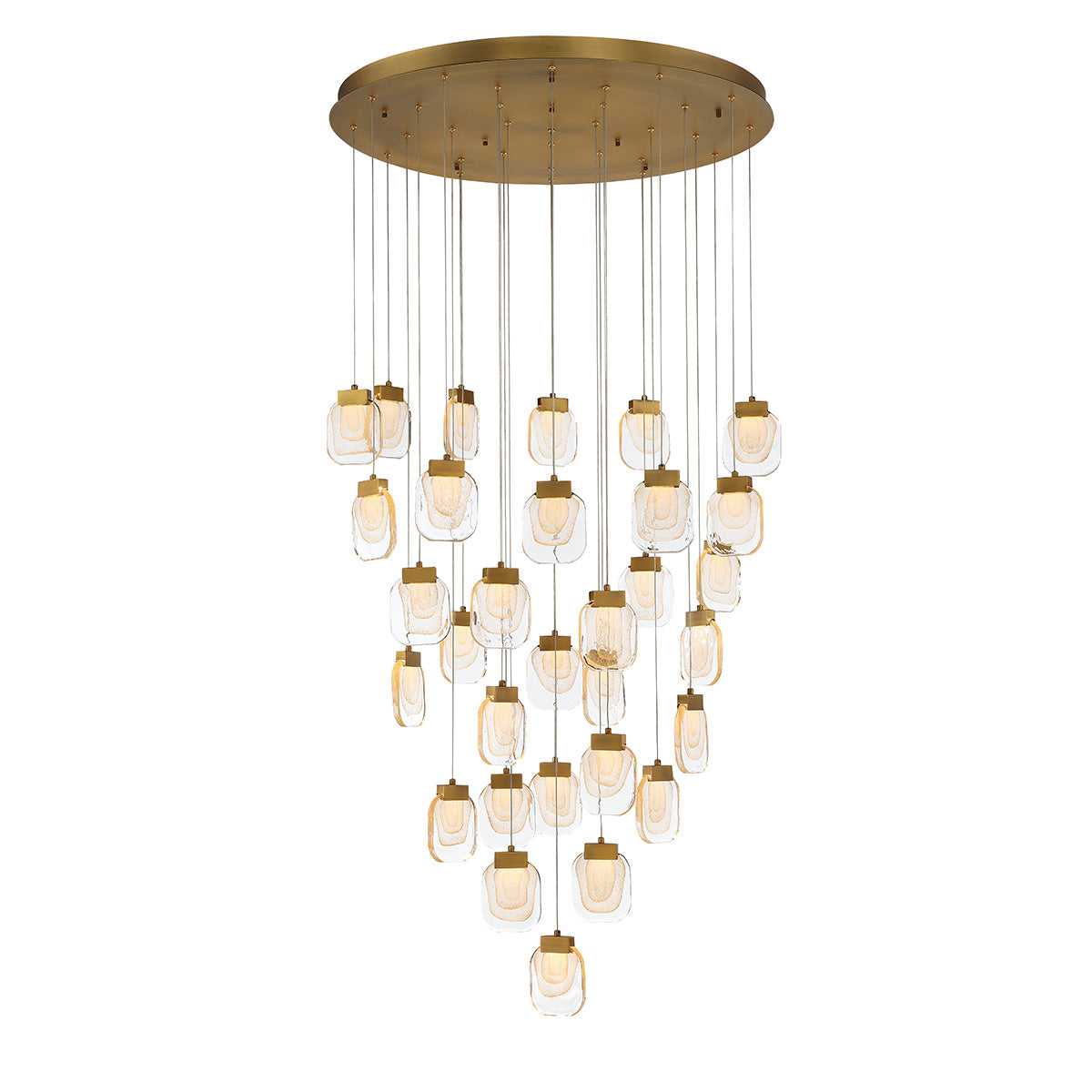 EUROFASE 37193 31-Light 39in Integrated Led Grand Chandelier Secondary image