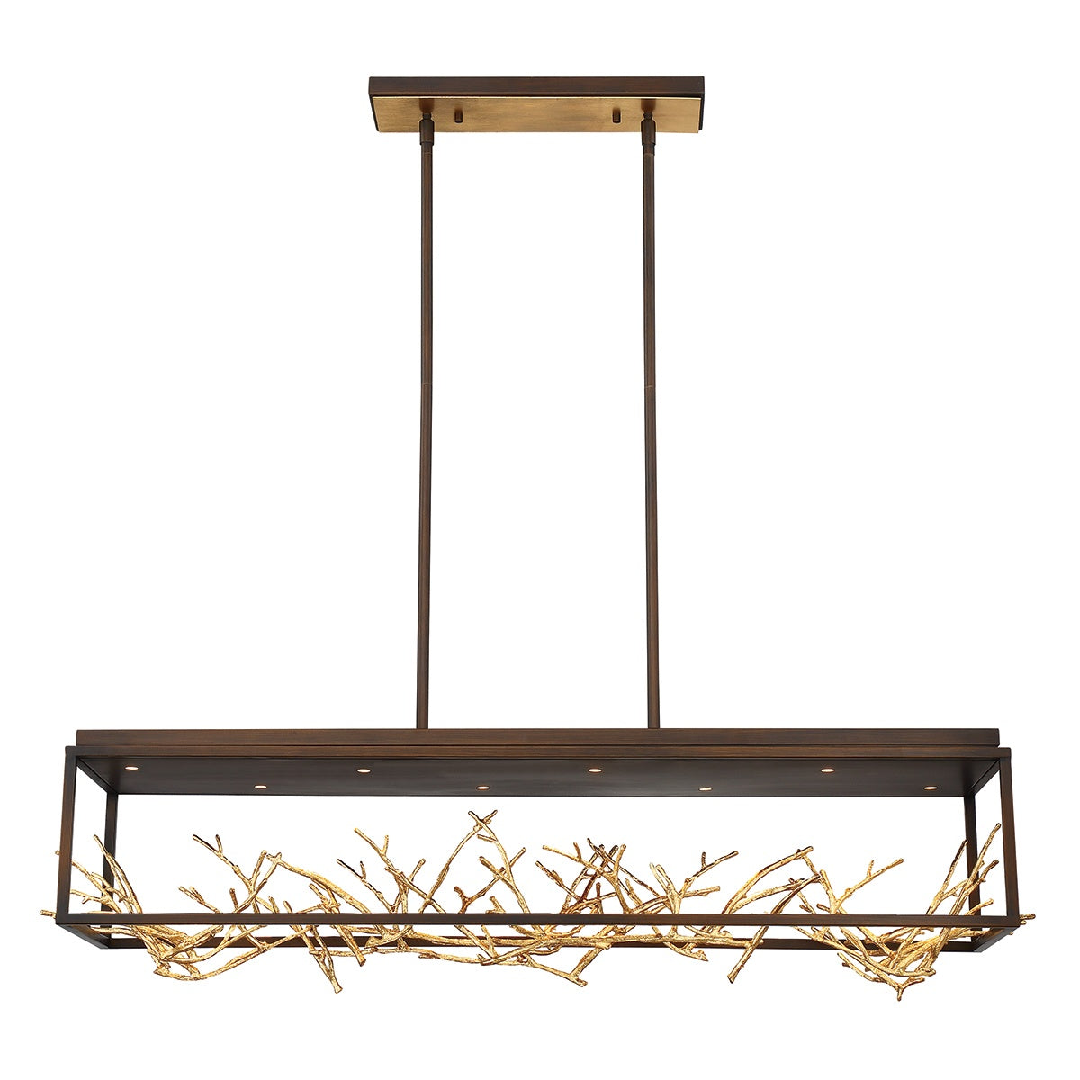 EUROFASE 35642 8-Light 42in Integrated Led Linear Chandelier