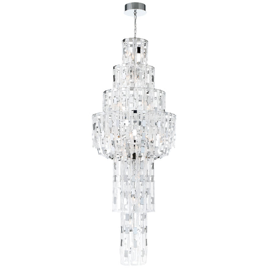 EUROFASE 33741 6-Tiers 26-Light 97in Grand Chandelier