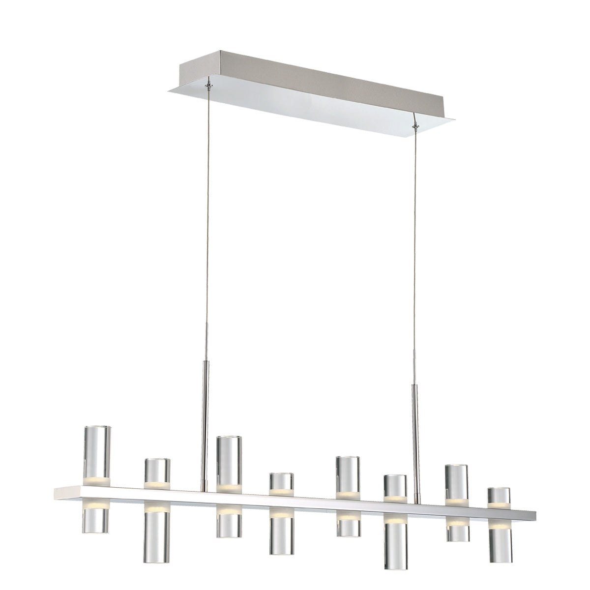 EUROFASE 33723 8-Light 42in Integrated Led Linear Chandelier