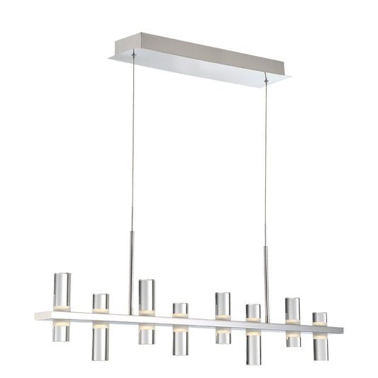 EUROFASE 33723 8-Light 42in Integrated Led Linear Chandelier