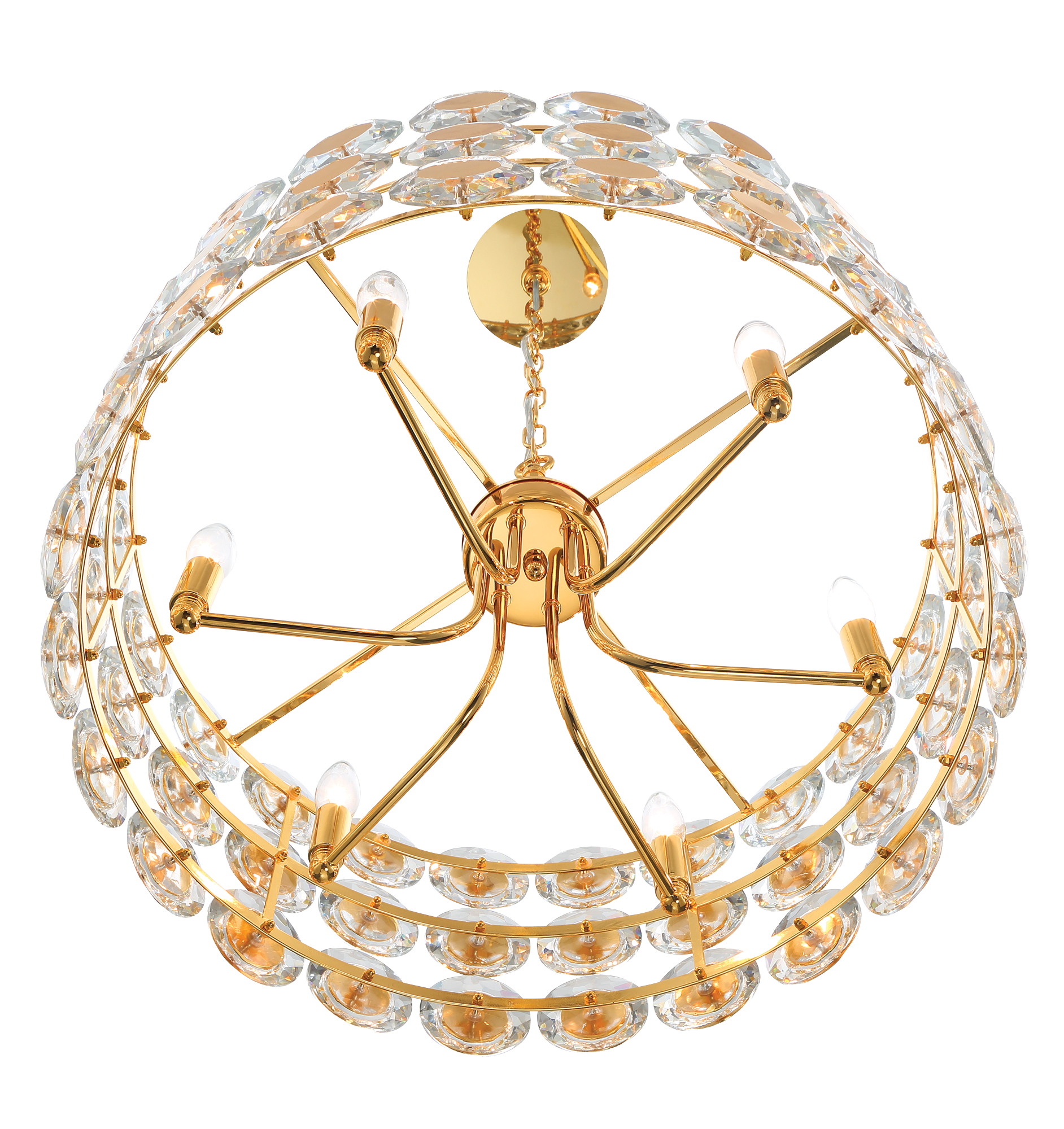 EUROFASE 44285 6-Light 23in Pendant Chandelier Secondary image