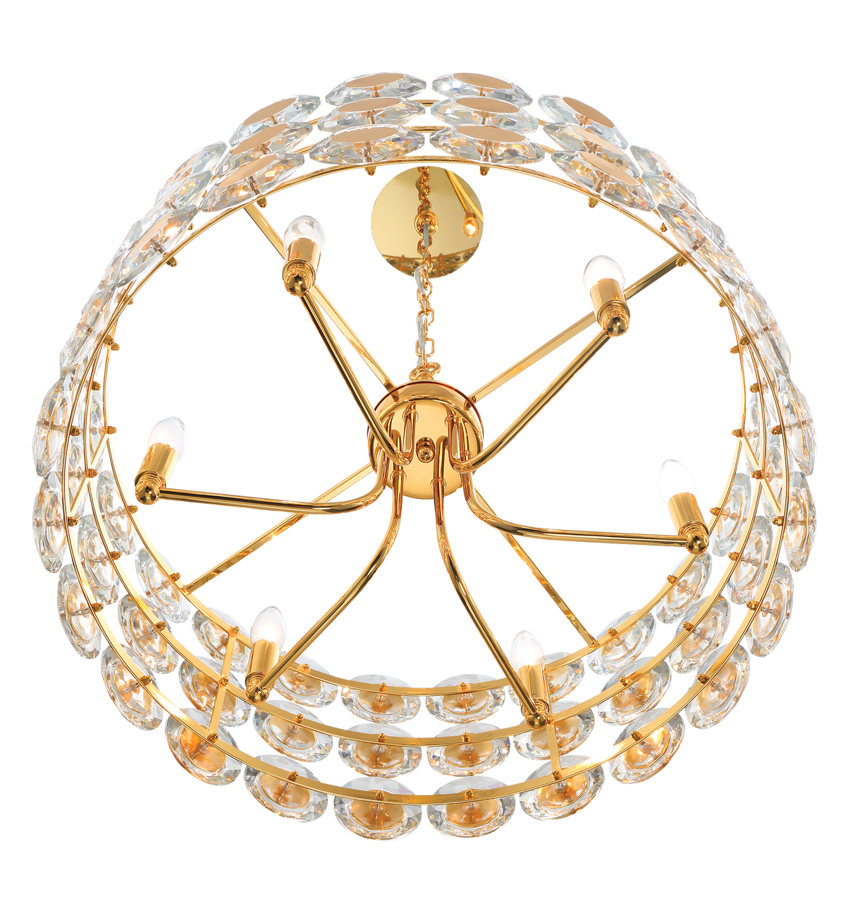 EUROFASE 44285 6-Light 23in Pendant Chandelier