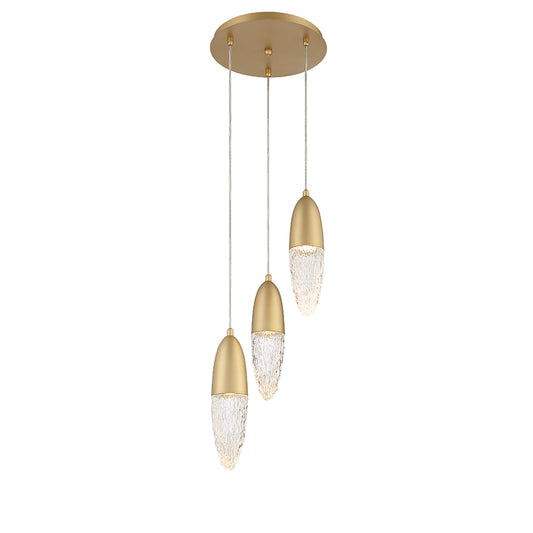 EUROFASE 43858 3-Light 12in Multi Drop Chandelier