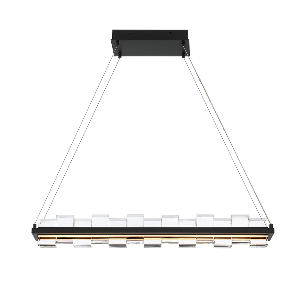 EUROFASE 45717 35in Integrated Led Linear Chandelier