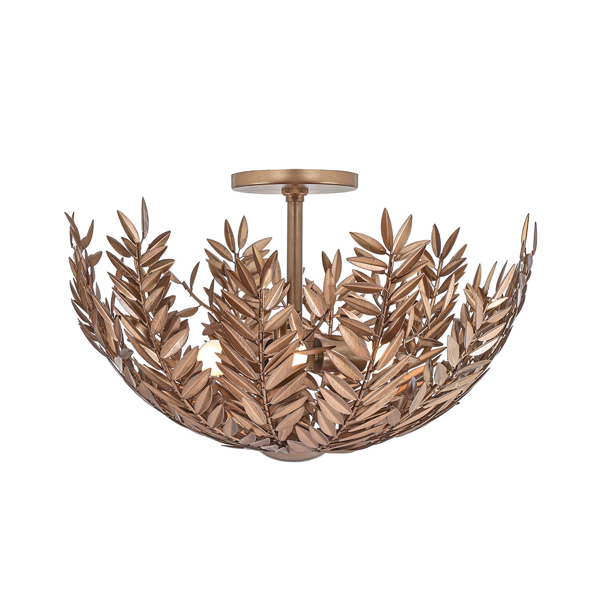 EUROFASE 46437 3-Light 22in Semi-Flush Mount Secondary image