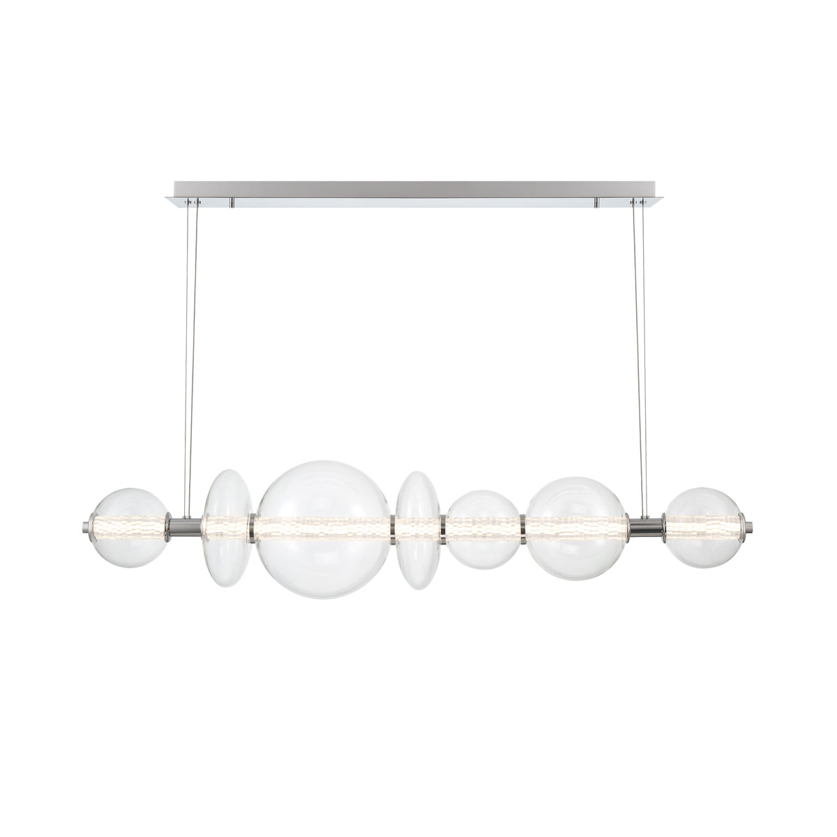 EUROFASE 46772 7-Light 56inch Integrated Led Linear Chandelier