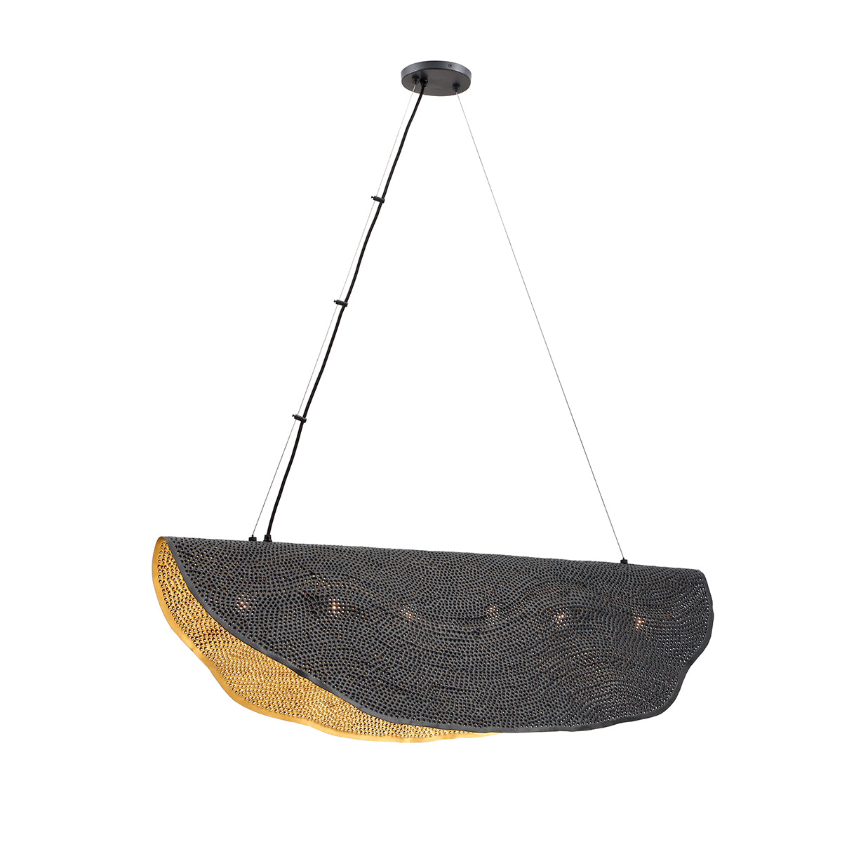 EUROFASE 46458 6-Light 50in Linear Chandelier Main image