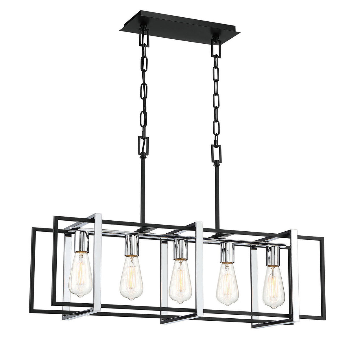EUROFASE 37118 32" Rectangular Chandelier Main image