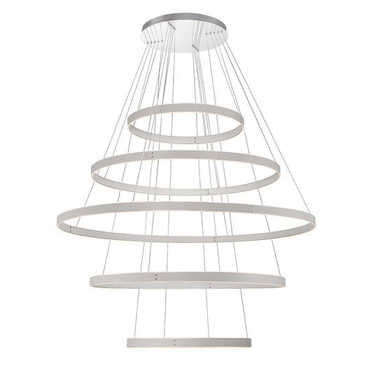 EUROFASE 43901 5-Tiers 5-Light 60in Integrated Led Grand Chandeli