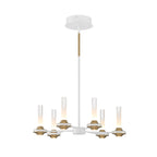 EUROFASE 45712 6-Light 24in Integrated Led Pendant Chandelier