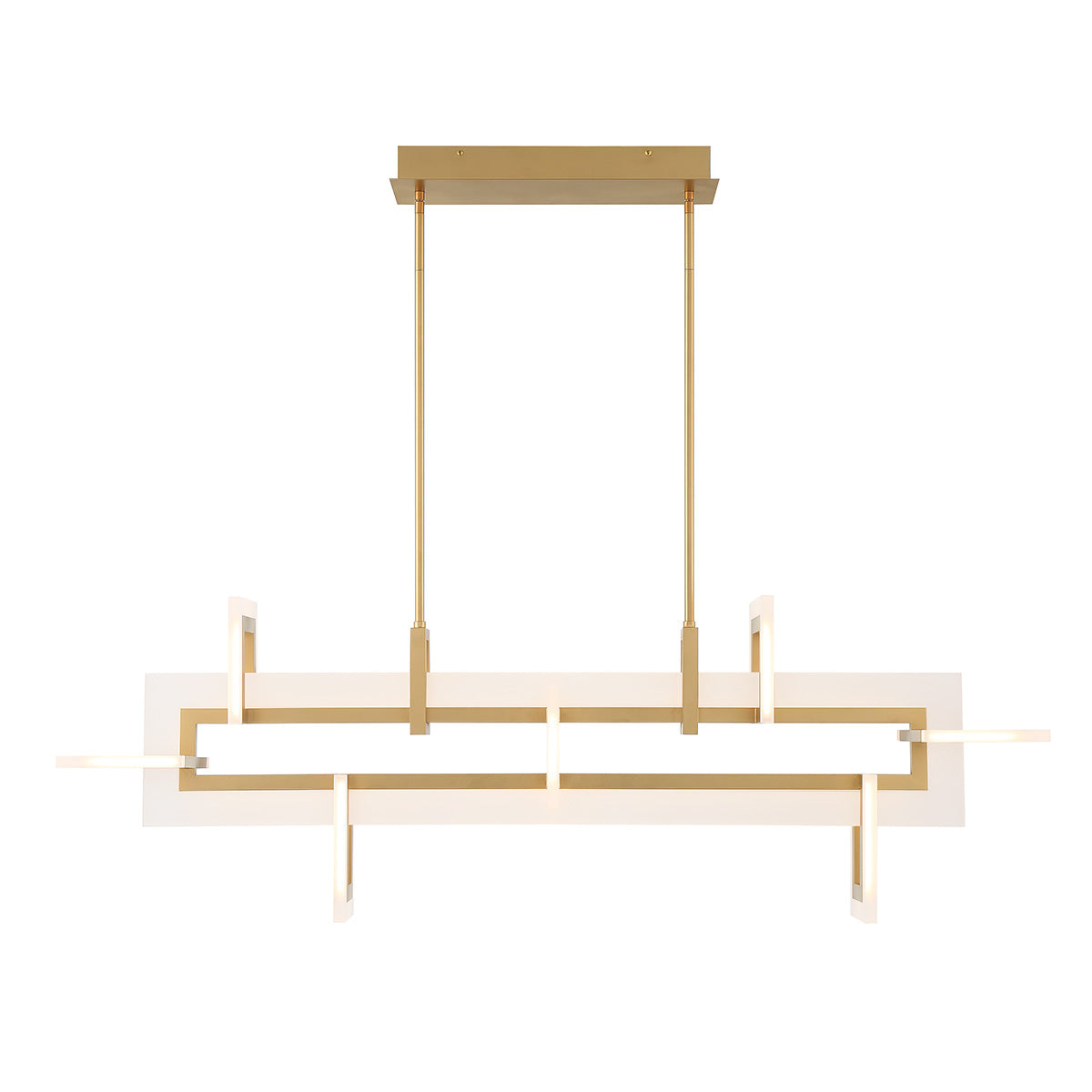 EUROFASE 45719 48in Integrated Led Linear Chandelier Main image