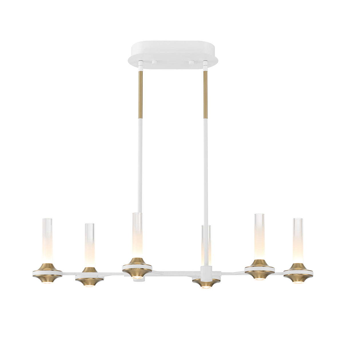 EUROFASE 45713 6-Light 31in Integrated Led Chandelier Main image