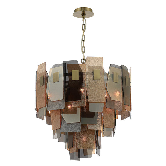 EUROFASE 43875 3-Tiers 10-Light 26in Pendant Chandelier