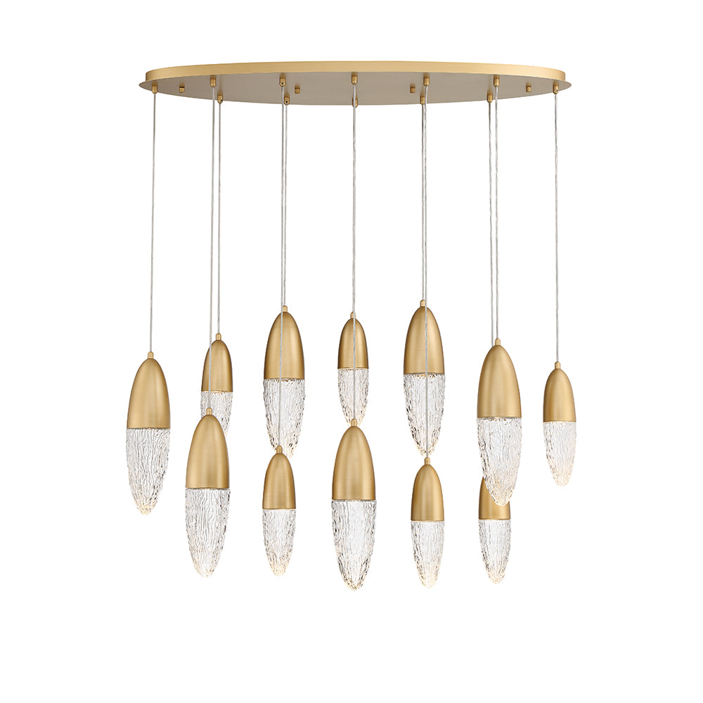 EUROFASE 43861 12-Light 44in Linear Chandelier Main image