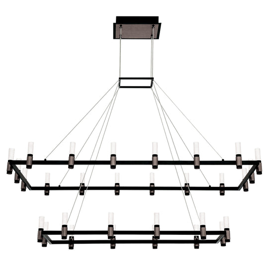 EUROFASE 37049 2-Tiers 30-Light 52in Integrated Led Grand Chandel