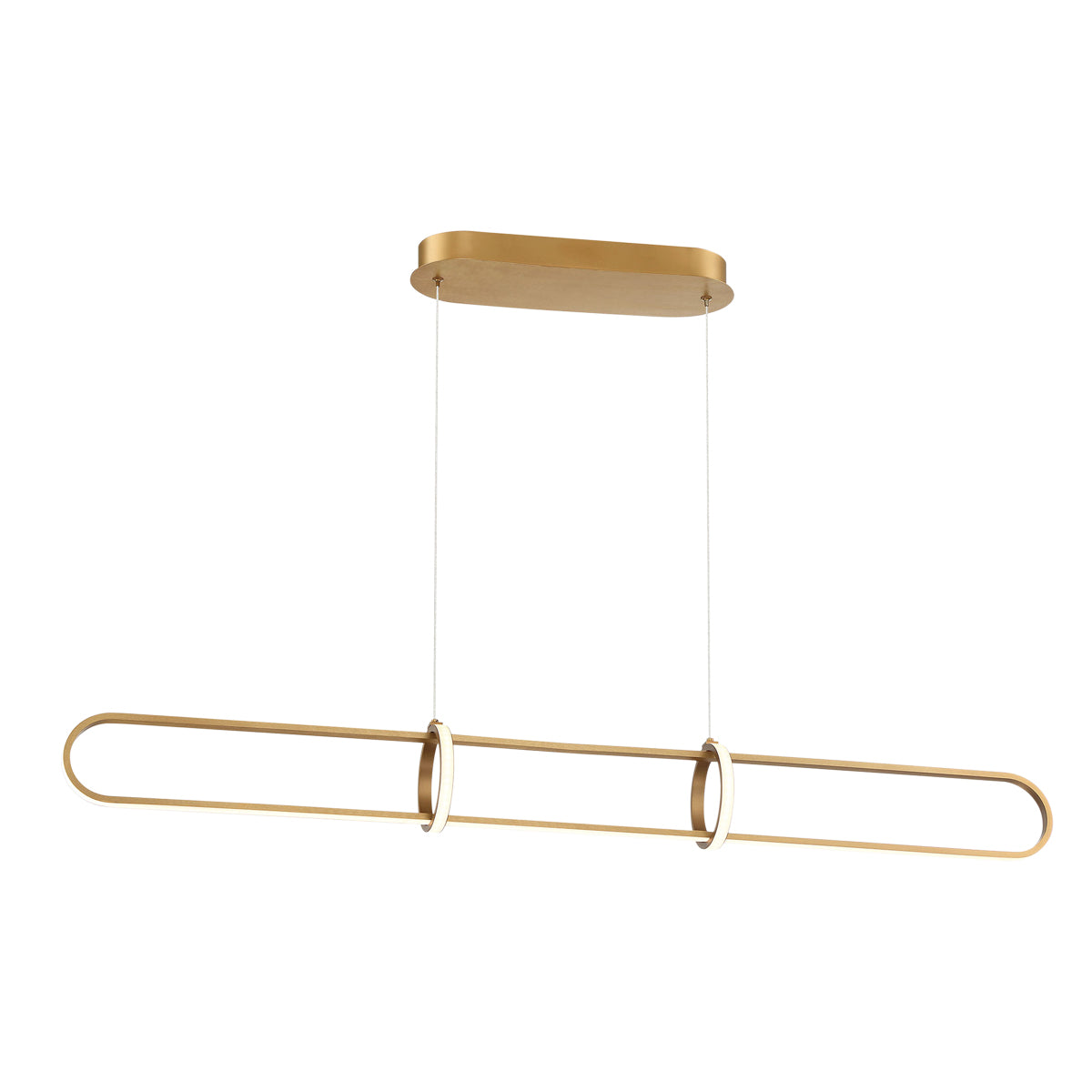 EUROFASE 37037 3-Light 47in Integrated Led Linear Chandelier Main image