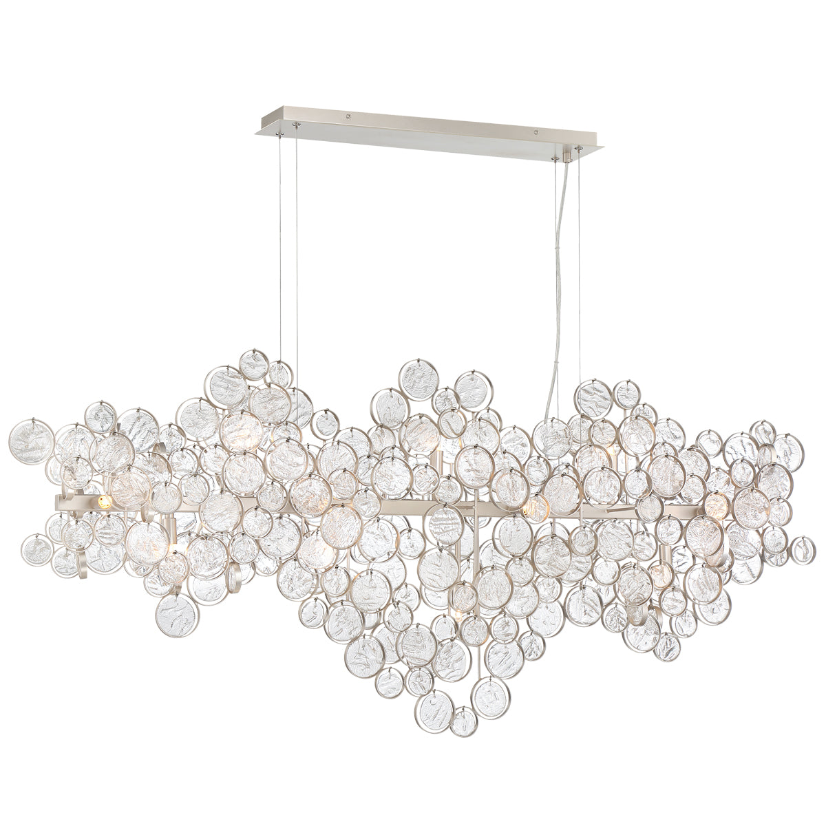 EUROFASE 34032 15-Light 56in Linear Chandelier