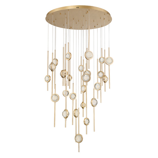 EUROFASE 43890 26-Light 40in Integrated Led Grand Chandelier