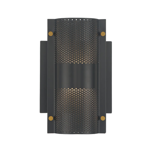 EUROFASE 46459 2-Light 8in Integrated Led Outdoor Wall Sconce