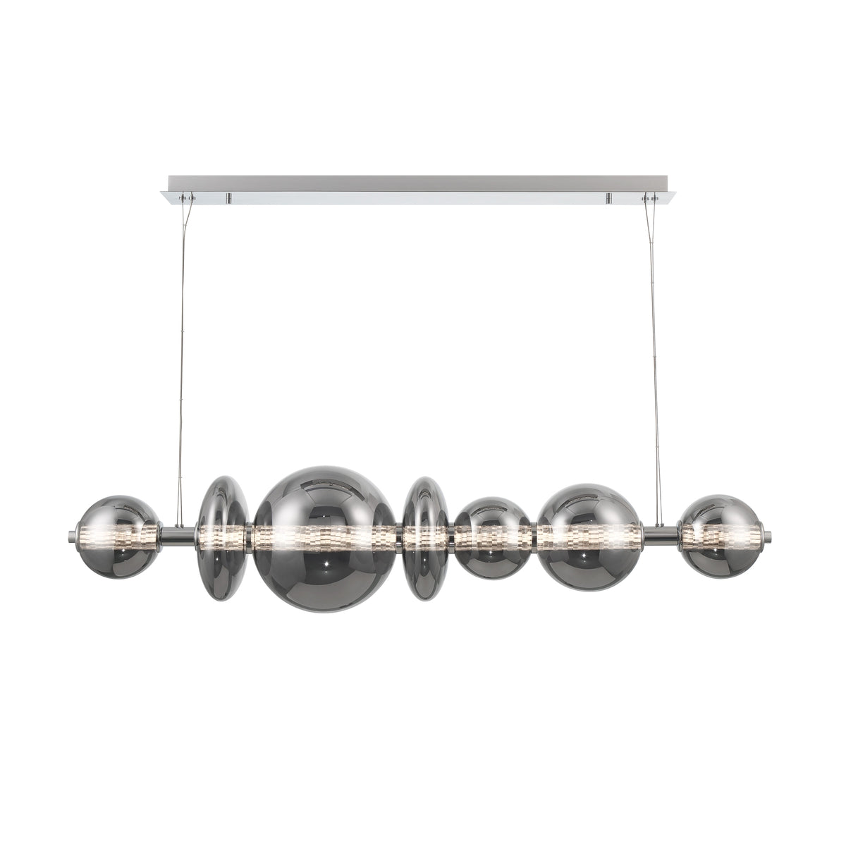 EUROFASE 46772 7-Light 56in Integrated Led Linear Chandelier Main image