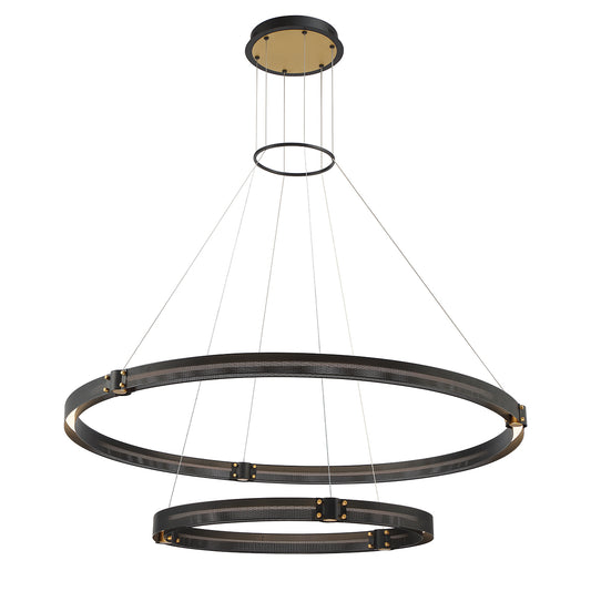 EUROFASE 37385 2-Tiers 2-Light 48in Integrated Led Grand Chandeli