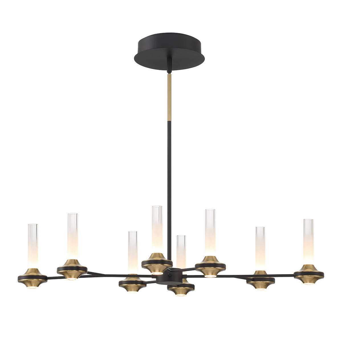 EUROFASE 45714 8-Light 36in Integrated Led Linear Chandelier