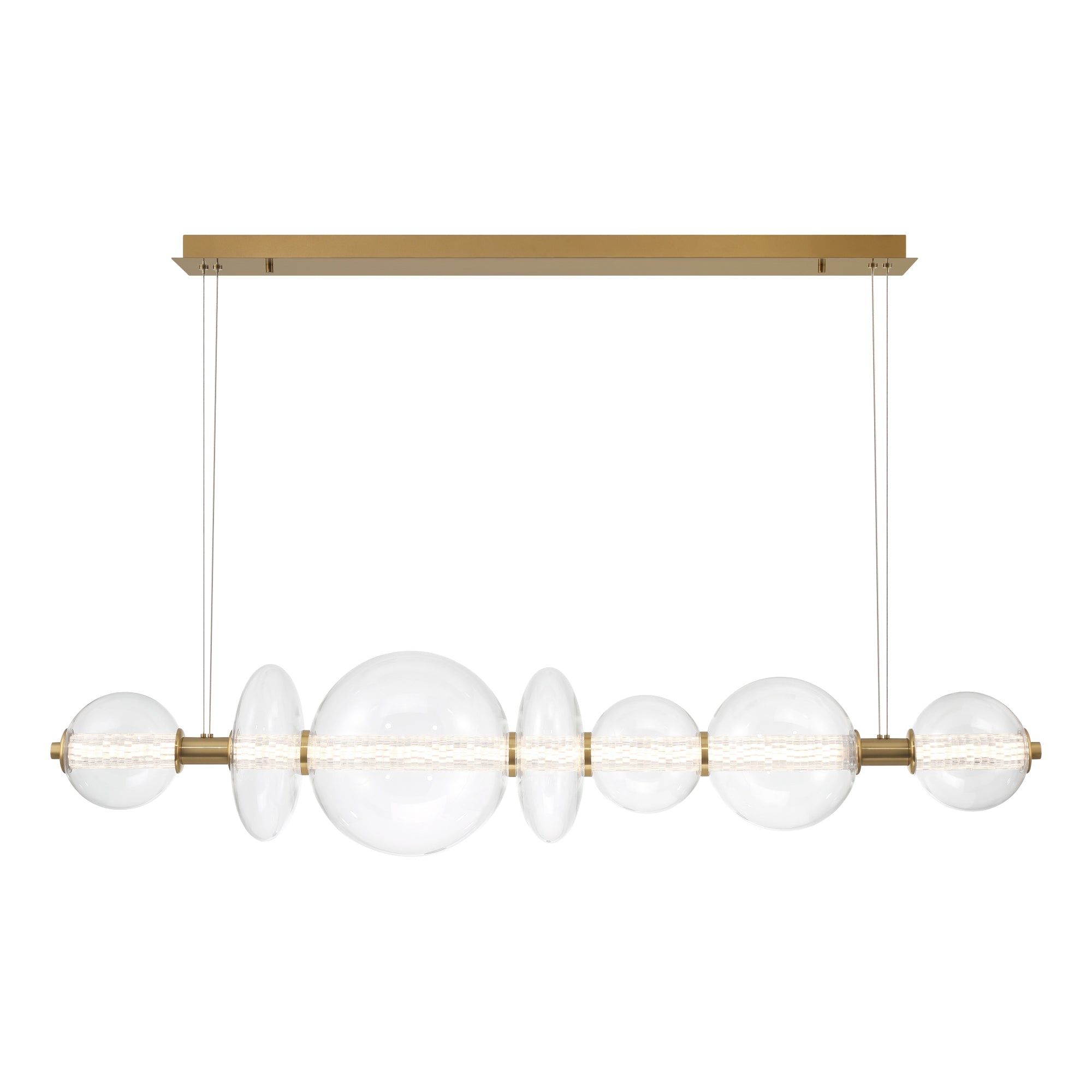 EUROFASE 46772 7-Light 56inch Integrated Led Linear Chandelier Secondary image