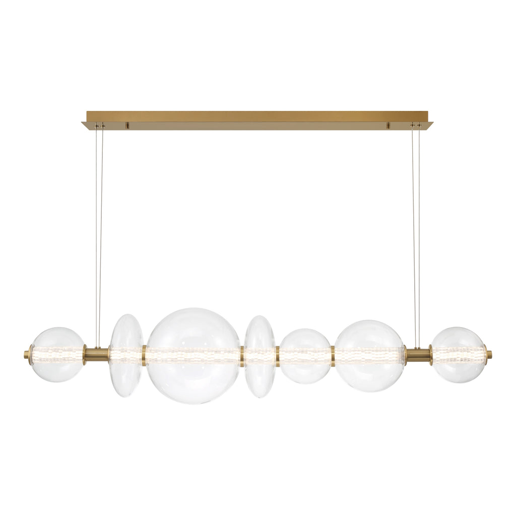 EUROFASE 46772 7-Light 56inch Integrated Led Linear Chandelier
