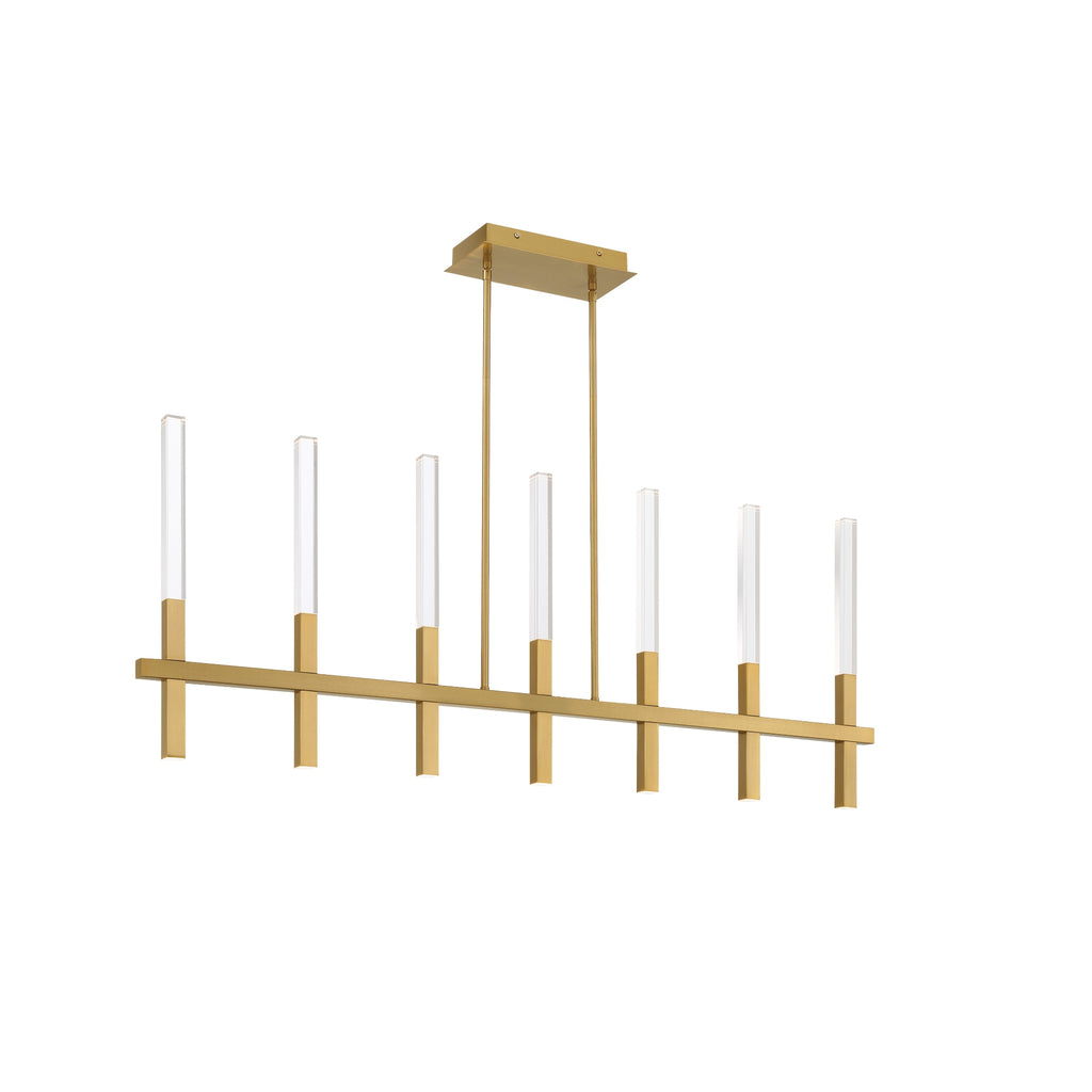 EUROFASE 46476 7-Light 46in Integrated Led Linear Chandelier