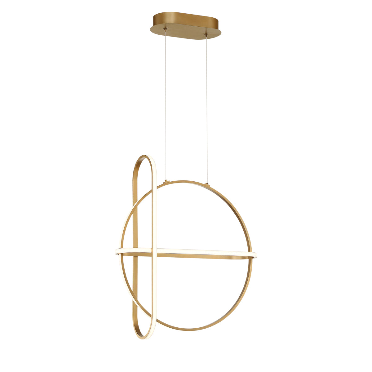 EUROFASE 37035 3-Light 24in Integrated Led Pendant Chandelier Main image