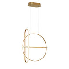 EUROFASE 37035 3-Light 24in Integrated Led Pendant Chandelier