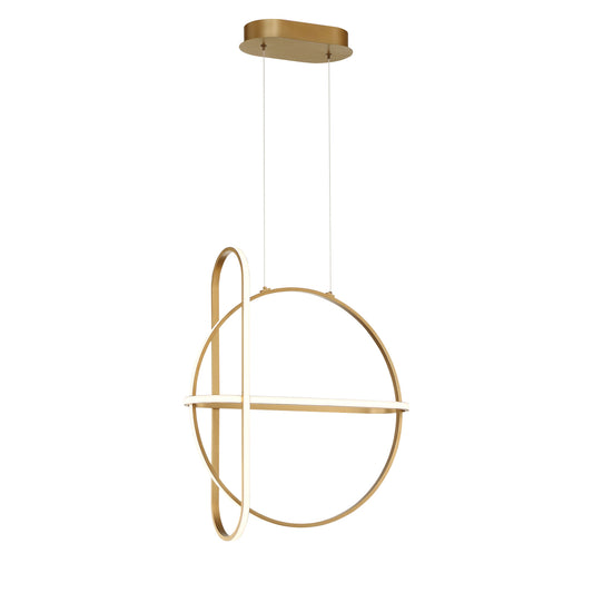 EUROFASE 37035 3-Light 24in Integrated Led Pendant Chandelier