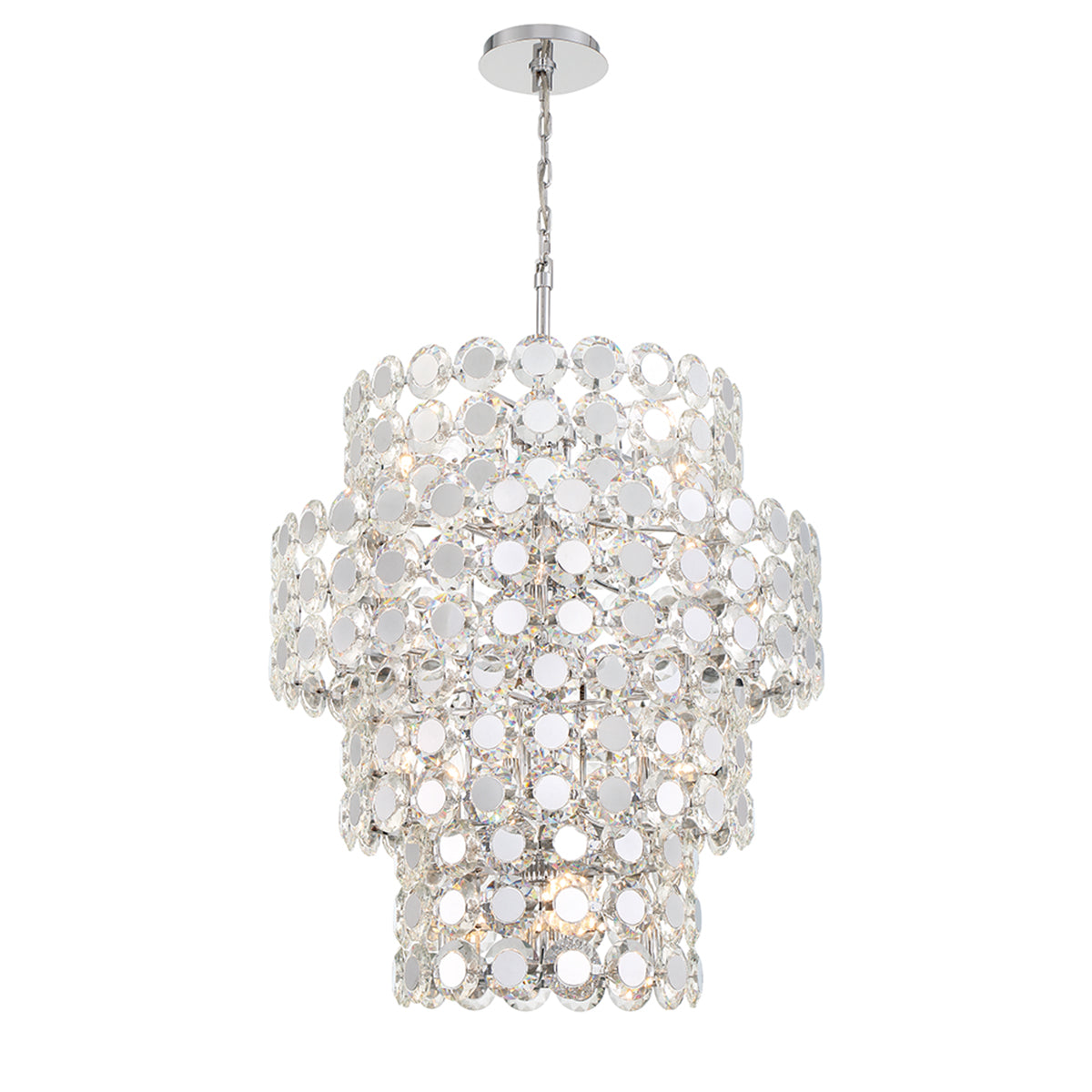 EUROFASE 44289 4-Tiers 24-Light 45in Chandelier Main image