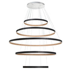 EUROFASE 43901 5-Tiers 5-Light 60in Integrated Led Grand Chandeli