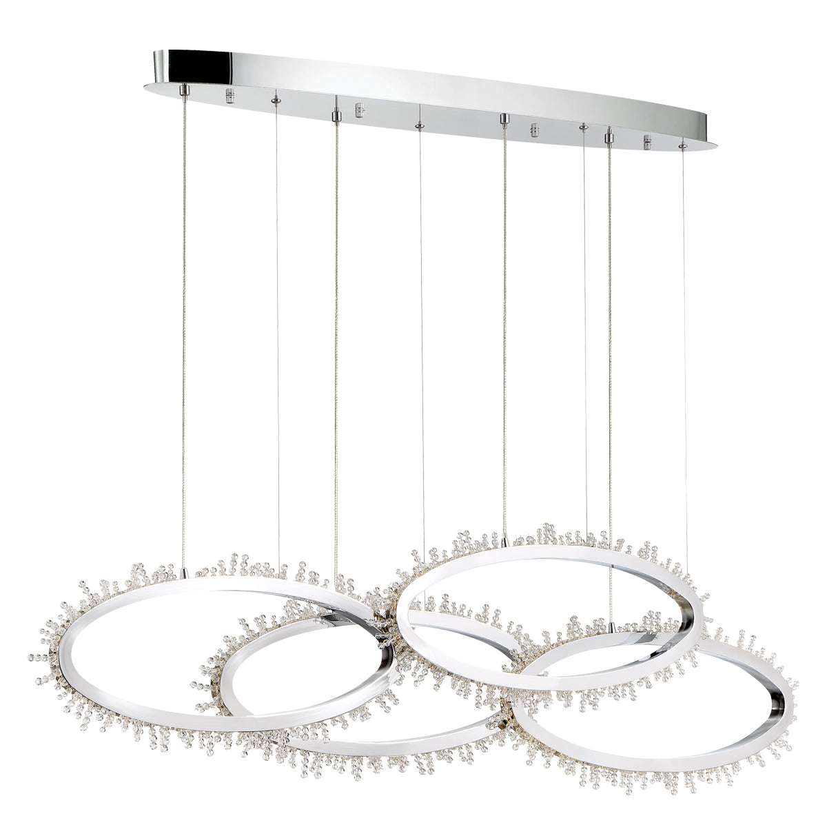 EUROFASE 33731 4-Light 51in Integrated Led Multi Drop Chandelier Secondary image