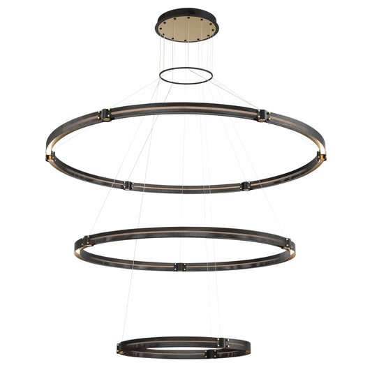 EUROFASE 37056 3-Tiers 3-Light 62in Integrated Led Grand Chandeli