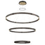 EUROFASE 37056 3-Tiers 3-Light 62in Integrated Led Grand Chandeli