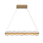 EUROFASE 45717 35in Integrated Led Linear Chandelier