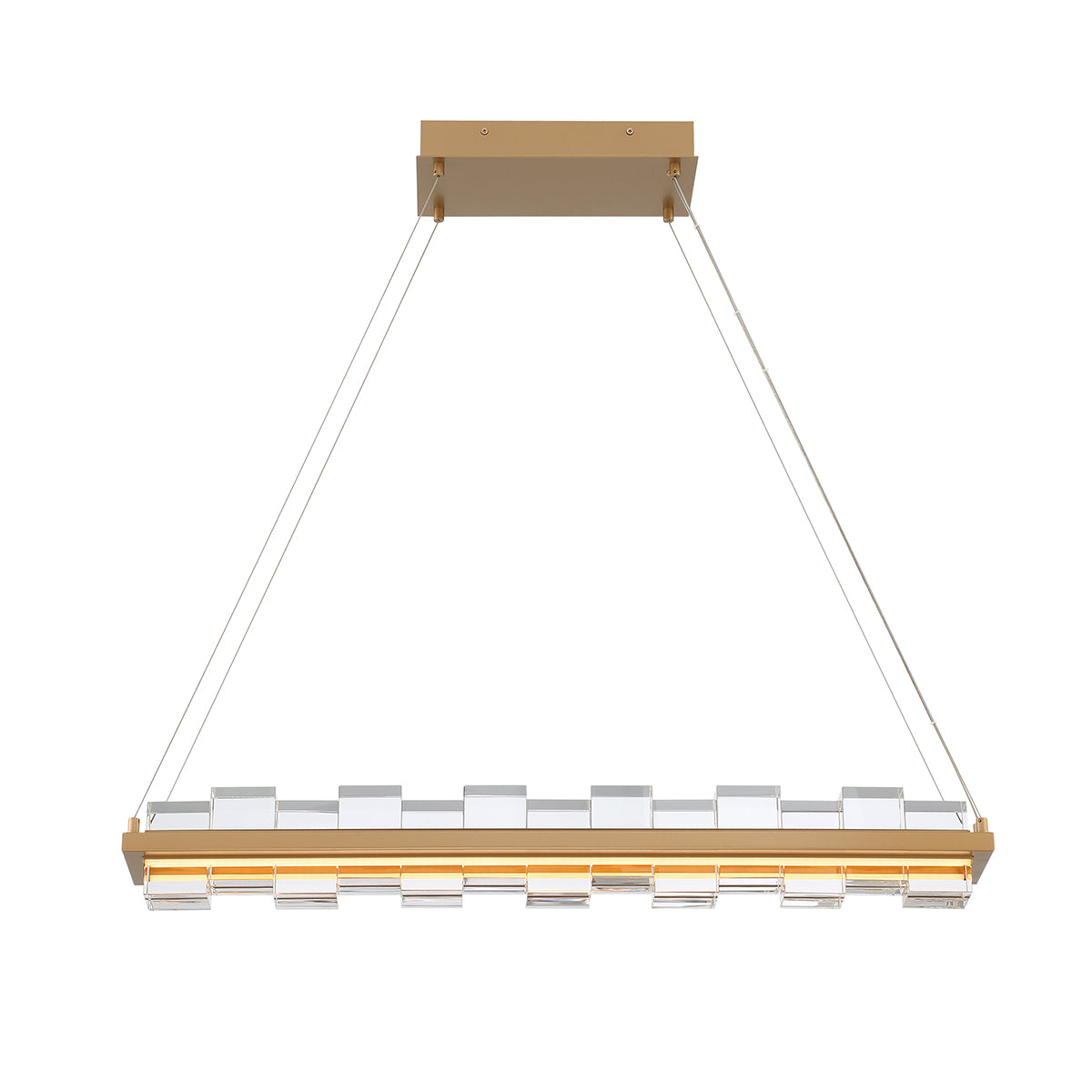 EUROFASE 45717 35in Integrated Led Linear Chandelier